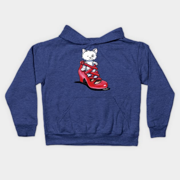 Awhile In My Shoes Kids Hoodie by KiniArt